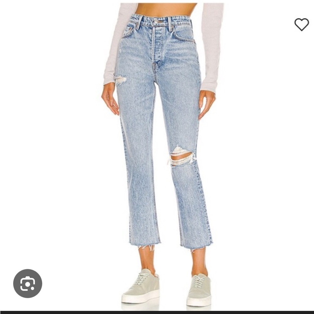 Revolve GRLFRND Karolina Distressed Jeans